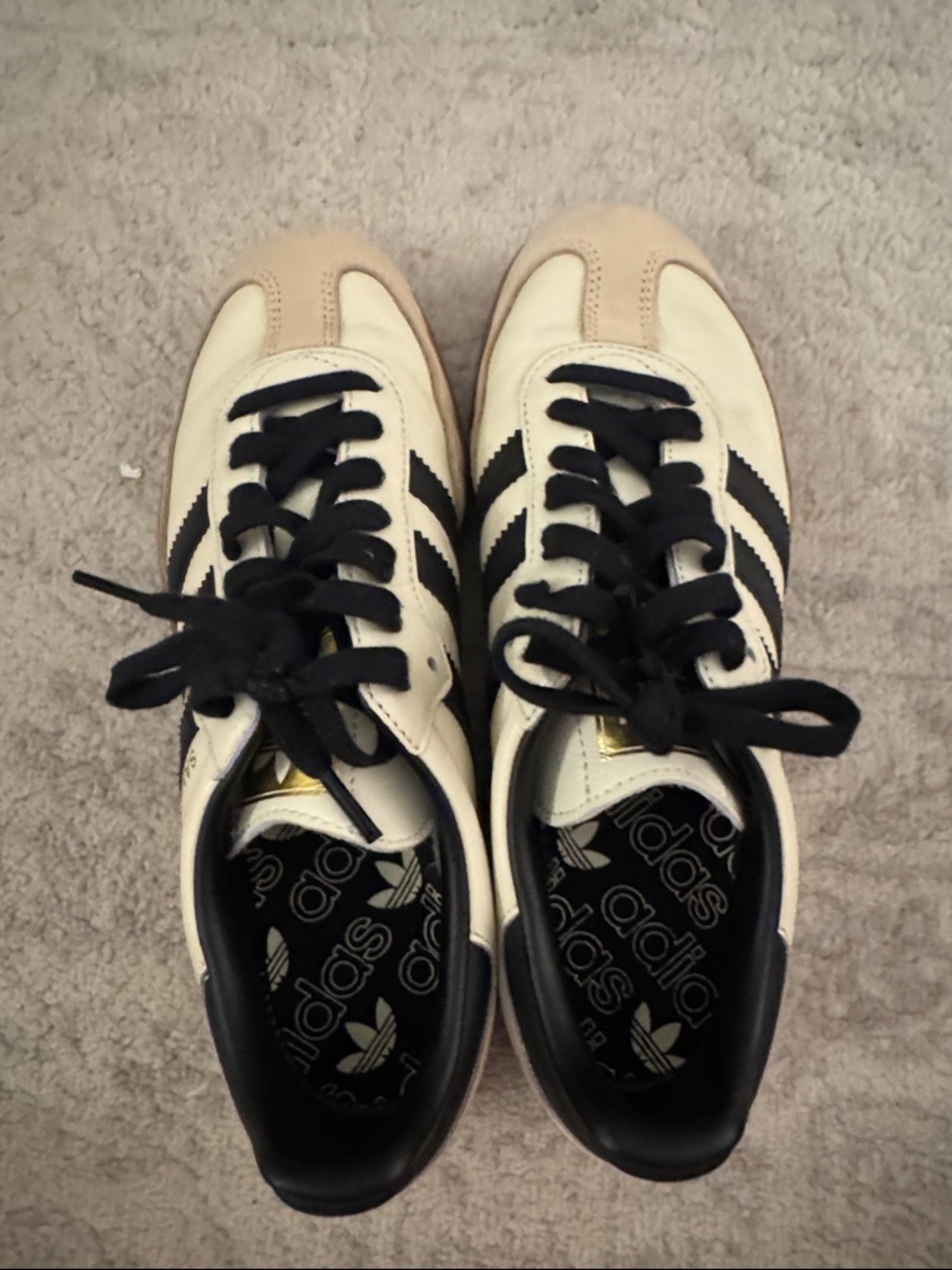 adidas Women's Cream & Black Classic Sneaker